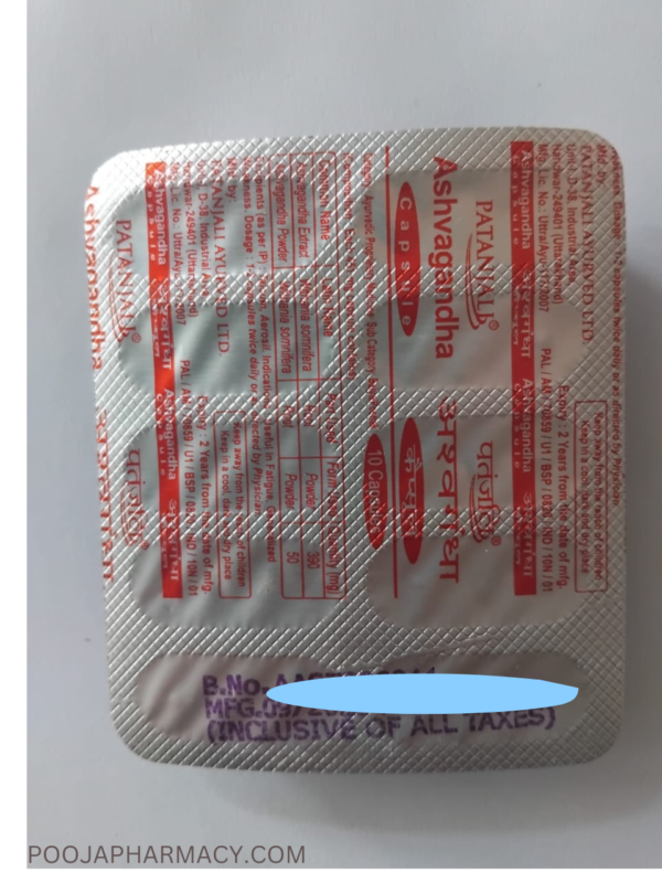 PATANJALI ASHVAGANDHA CAPSULES - Image 3