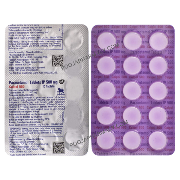 CALPOL 500MG TABLET