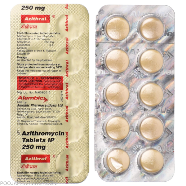 AZITHRAL 250MG TABLET