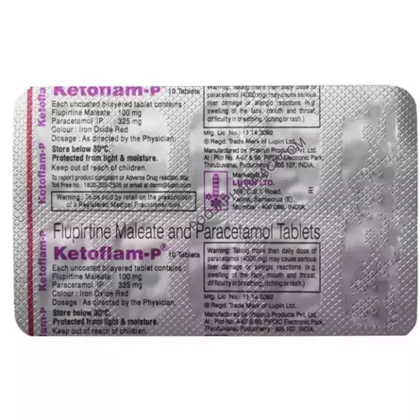 KETOFLAM-P TABLET - Image 2