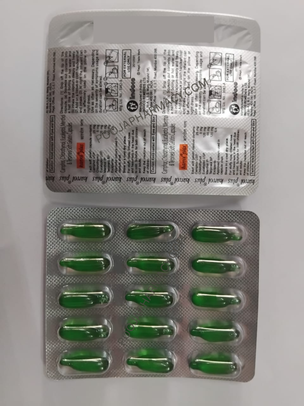KARVOL PLUS STRIP OF 20 INHALATION CAPSULES