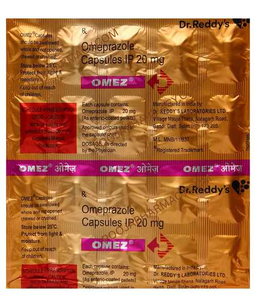 OMEZ 20MG CAPSULES - Image 2