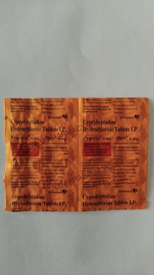 PRACTIN 4MG TABLET