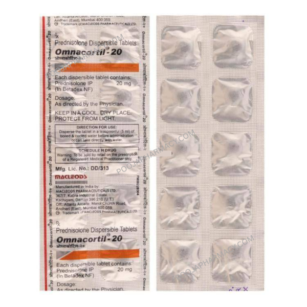 OMNACORTIL 20MG TABLET - Image 2