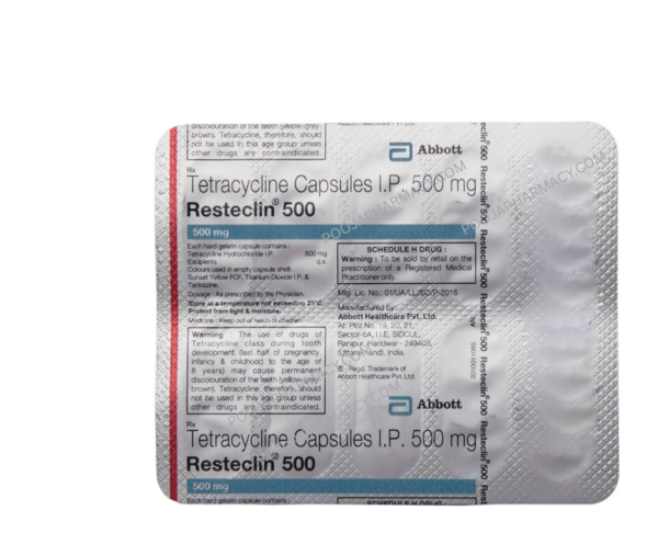 RESTECLIN 500MG CAPSULES - Image 3