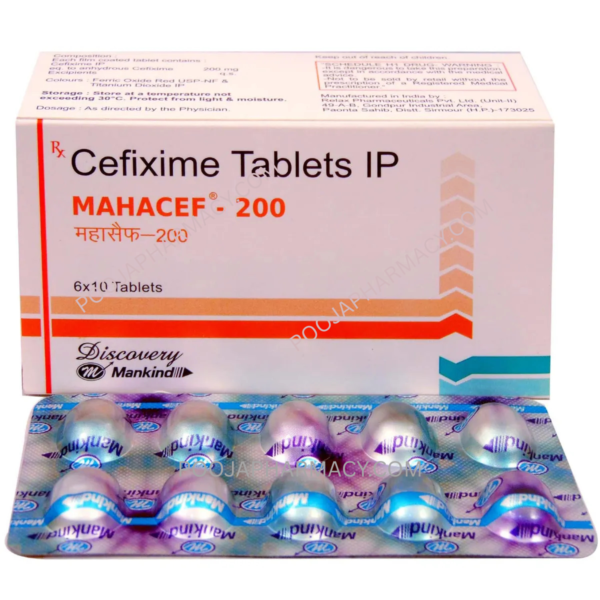 MAHACEF 200MG TABLET