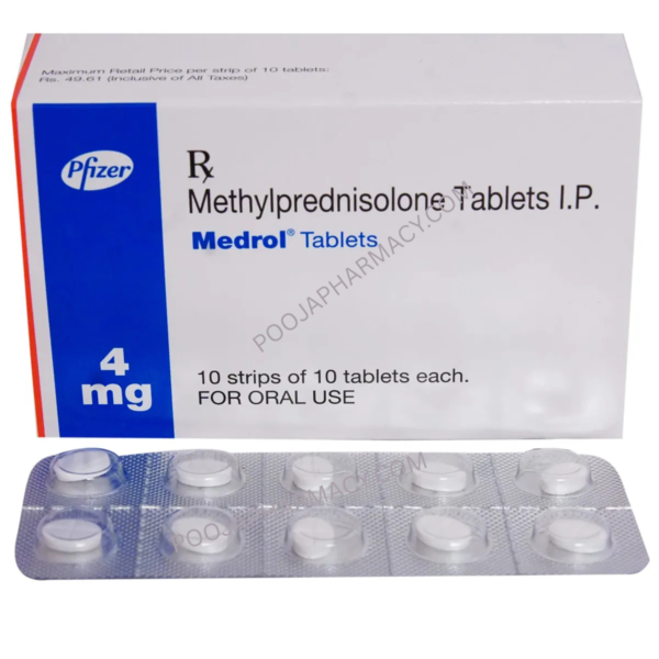 MEDROL 4MG TABLET PACK OF-2 STRIP