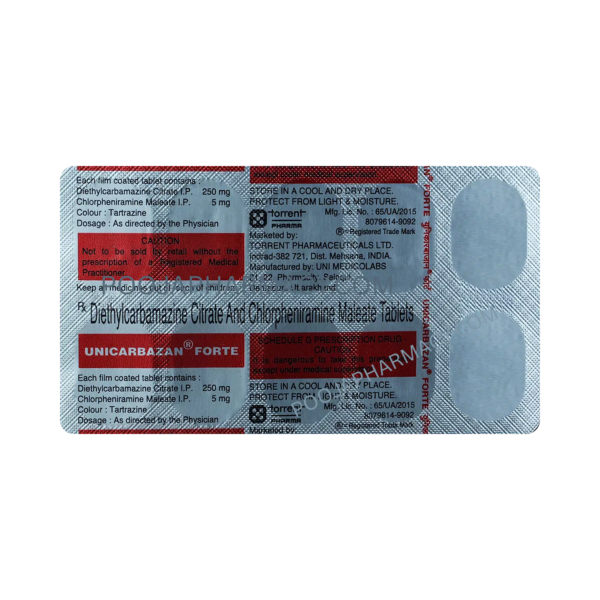 UNICARBAZAN FORTE TABLET - Image 2