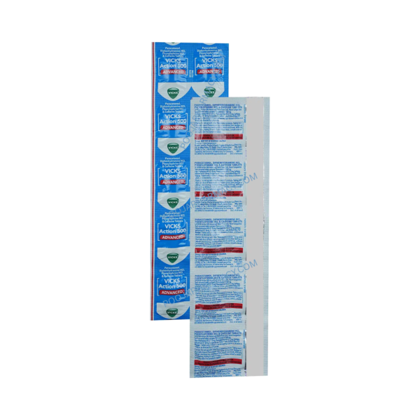 VICKS ACTION 500MG TABLET - Image 4