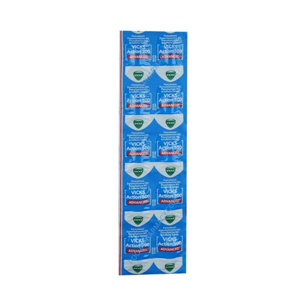 VICKS ACTION 500MG TABLET - Image 3
