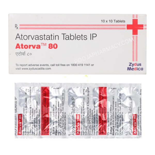ATORVA 80MG TABLET