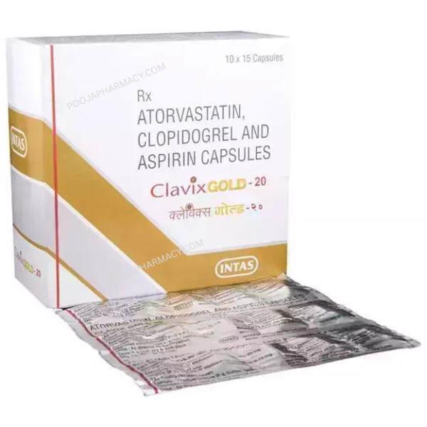 CLAVIX GOLD 20MG CAPSULE