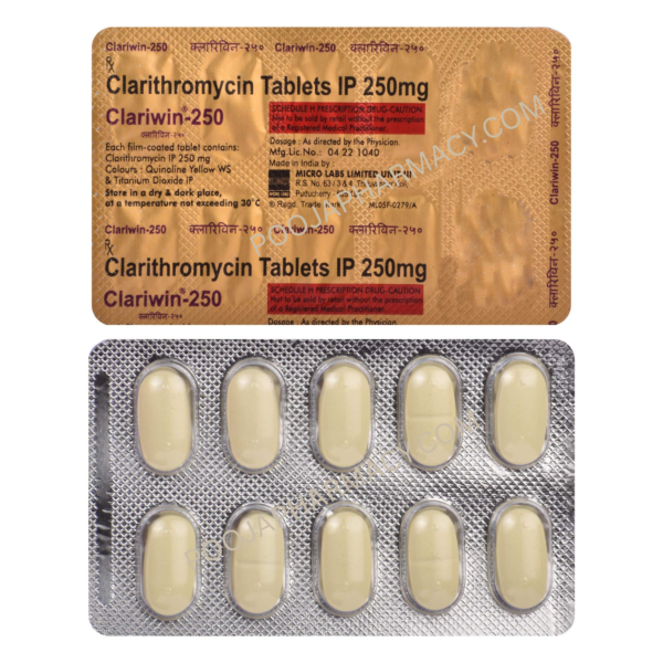 CLARIWIN 250MG TABLET - Image 2