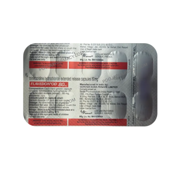 FLAVEDON OD 80MG CAPSULE - Image 3