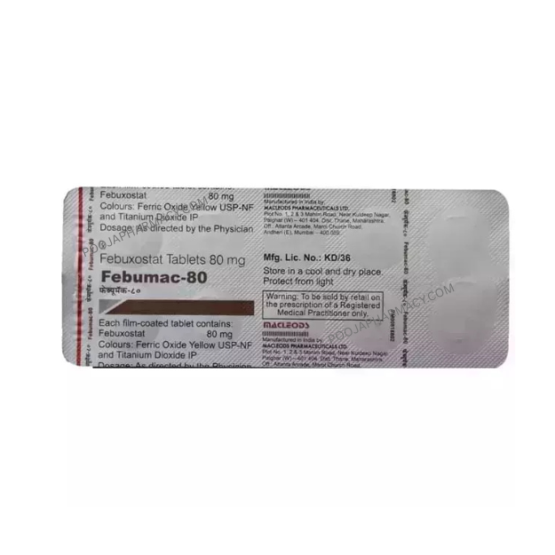 FEBUMAC 80MG TABLET - Image 3
