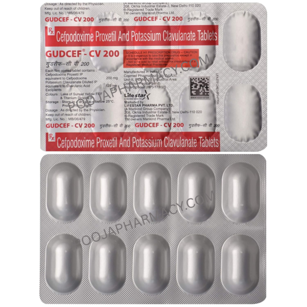 GUDCEF CV 200MG TABLET - Image 2