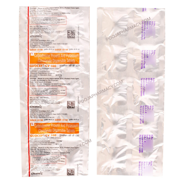 GUDCEF CV 100MG TABLET - Image 3