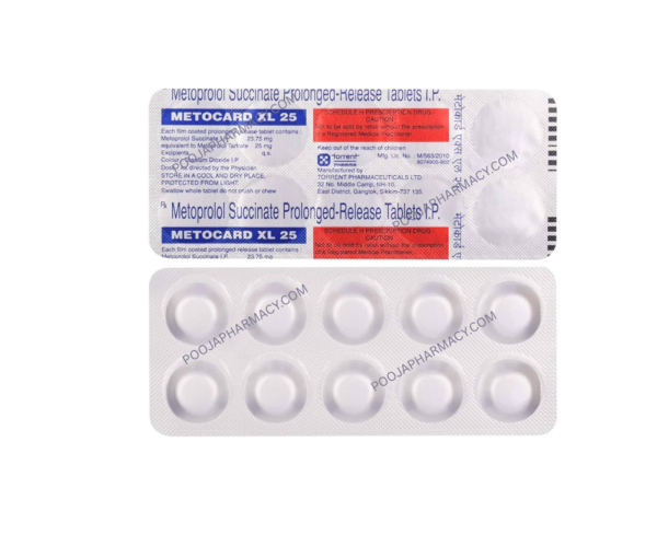 METOCARD XL 25MG TABLET - Image 2