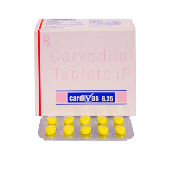 CARDIVAS 6.25MG TABLET