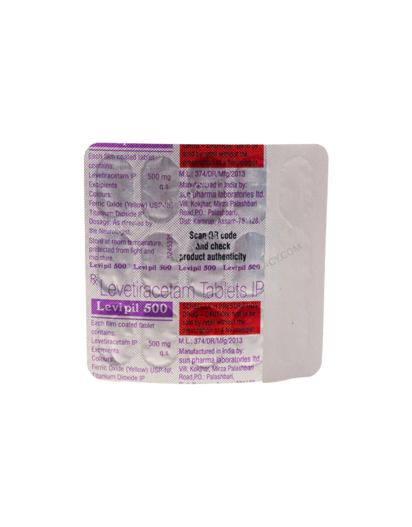 LEVIPIL 500MG TABLET - Image 2