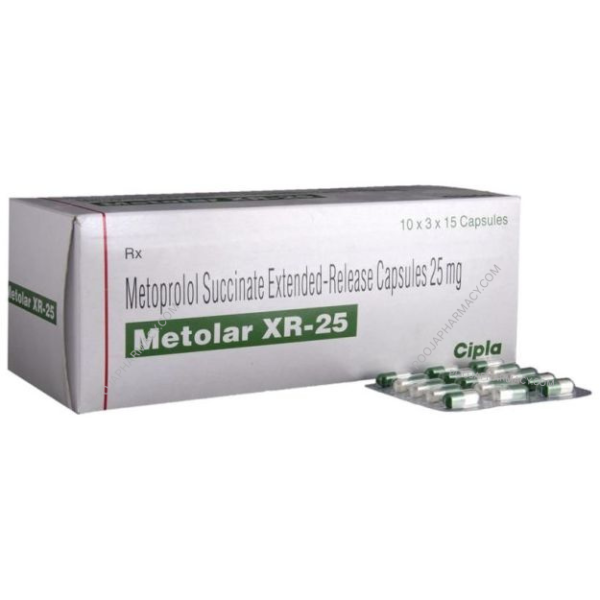 METOLAR XR 25MG TABLET
