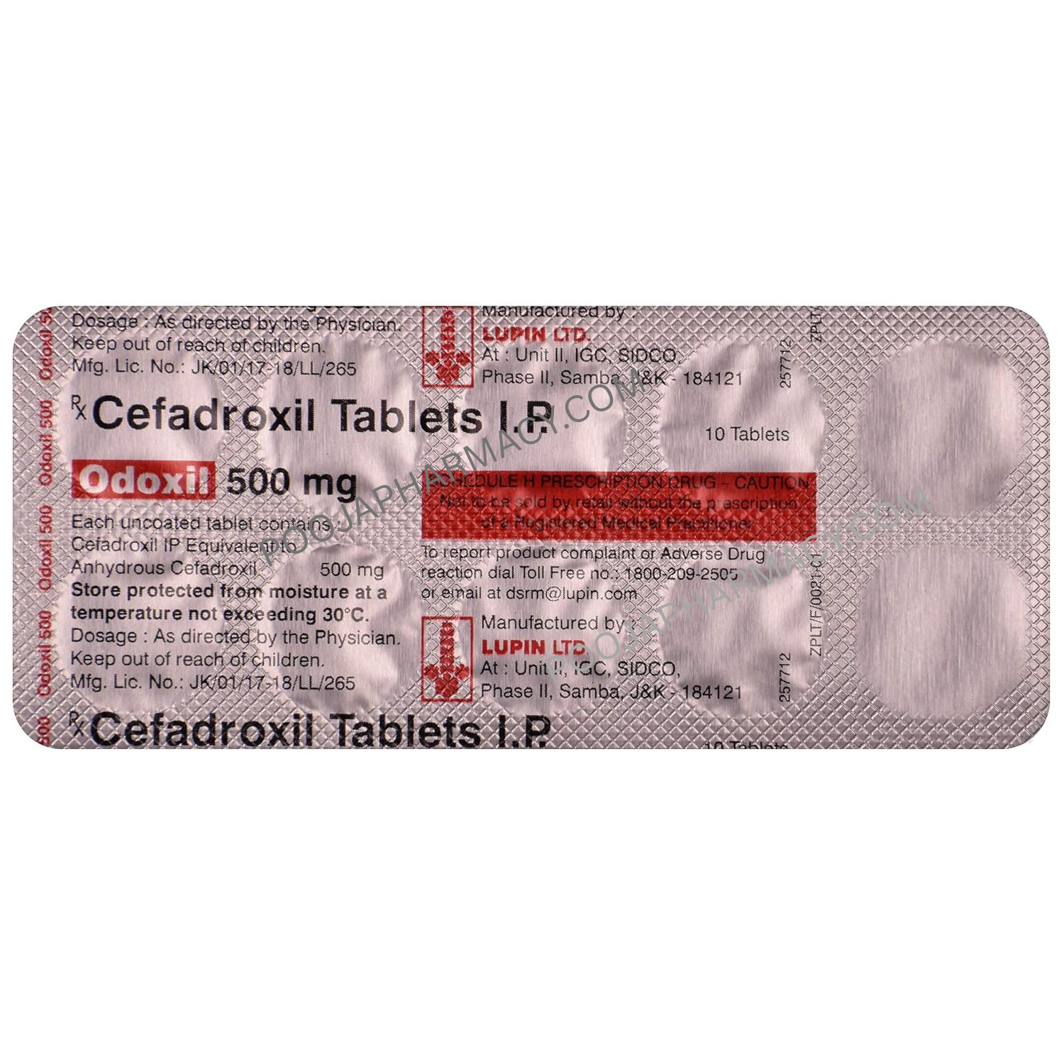 ODOXIL  500 MG TABLET - Image 2