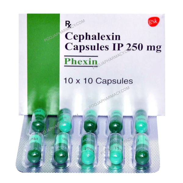 PHEXIN 250MG CAPSULES