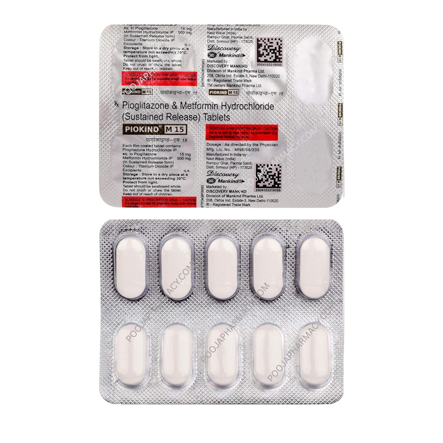 PIOKIND M 15MG TABLET - Image 3