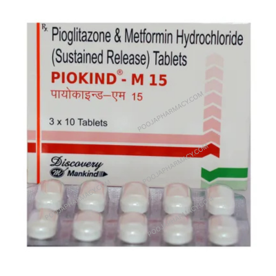 PIOKIND M 15MG TABLET
