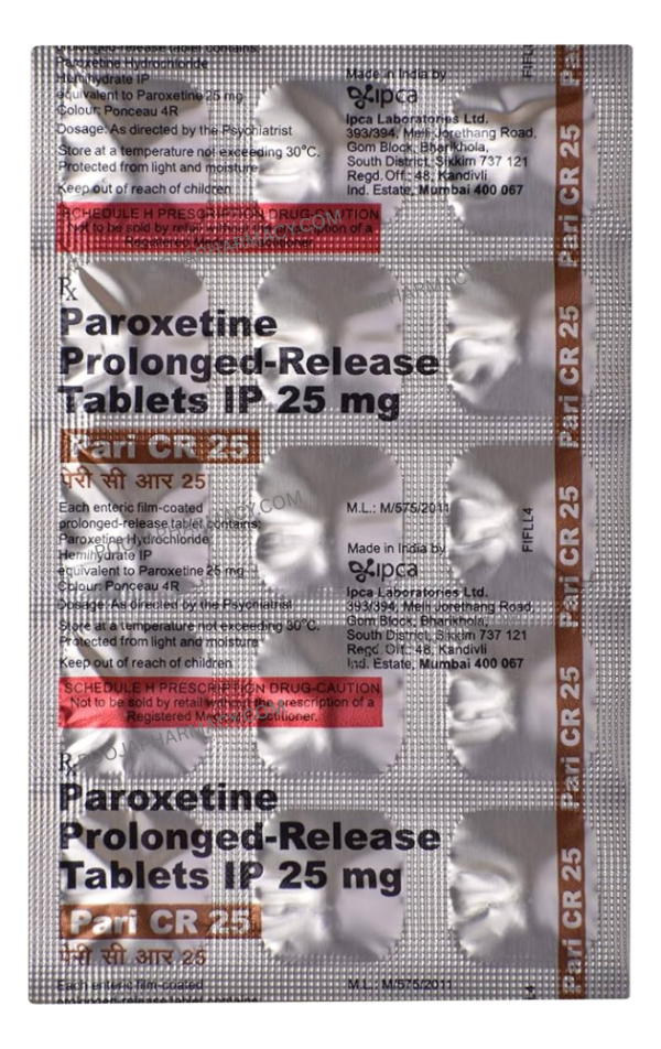 PARI CR 25MG TABLET - Image 2