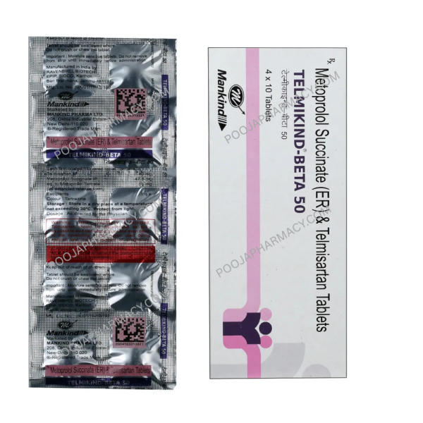 TELMIKIND BETA 50 TABLET
