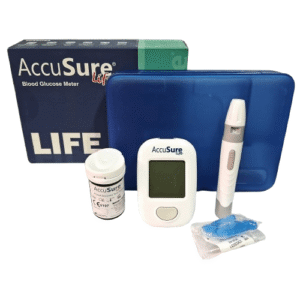 ACCUSURE LIFE BLOOD GLUCOSE METER /ACCUSURE GLUCOMETER