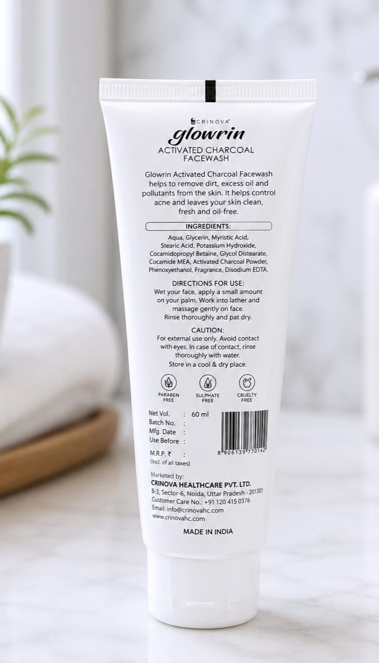 Glowrin Charcoal Facewash - Image 3