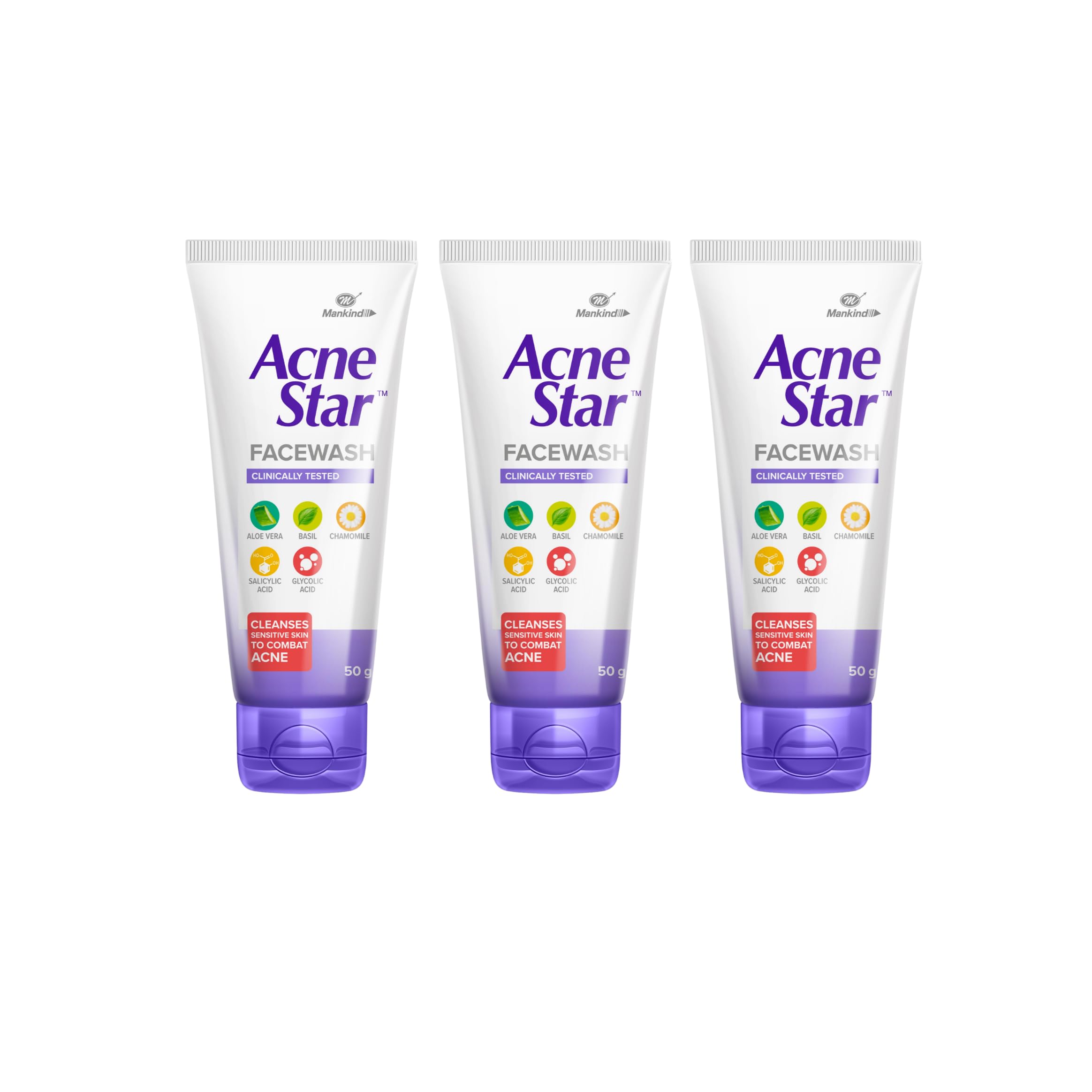 MANKIND ACNE STAR FACE WASH - Image 2