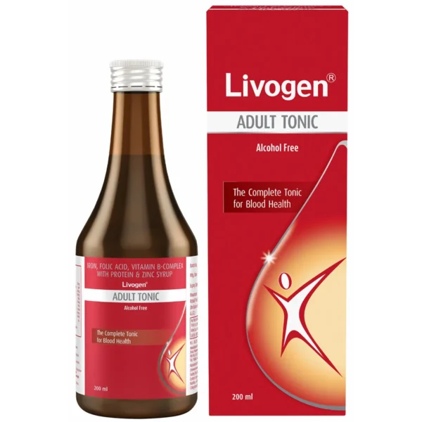 LIVOGEN ADULT TONIC ALCOHOL FREE/ PROTEIN & ZINC SYRUP - Image 2