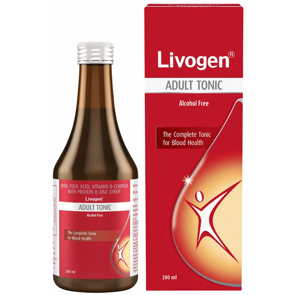 LIVOGEN ADULT TONIC ALCOHOL FREE/ PROTEIN & ZINC SYRUP - Image 2