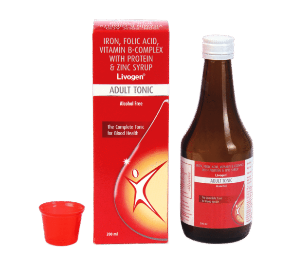 LIVOGEN ADULT TONIC ALCOHOL FREE/ PROTEIN & ZINC SYRUP - Image 3