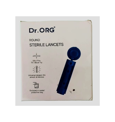 Dr. ORG ROUND STERILE LANCETS
