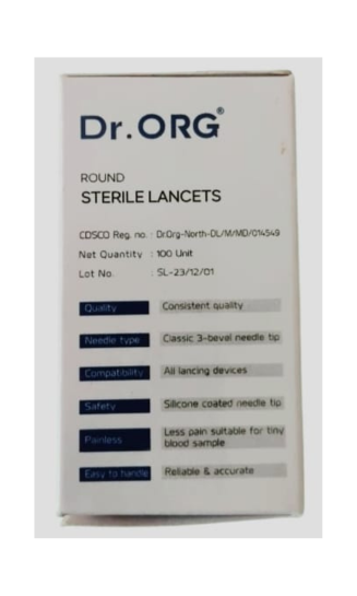 Dr. ORG ROUND STERILE LANCETS - Image 5