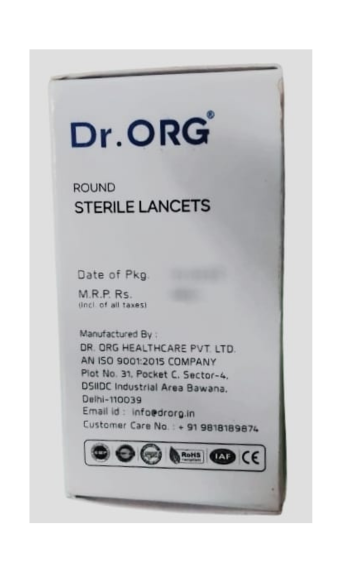Dr. ORG ROUND STERILE LANCETS - Image 2