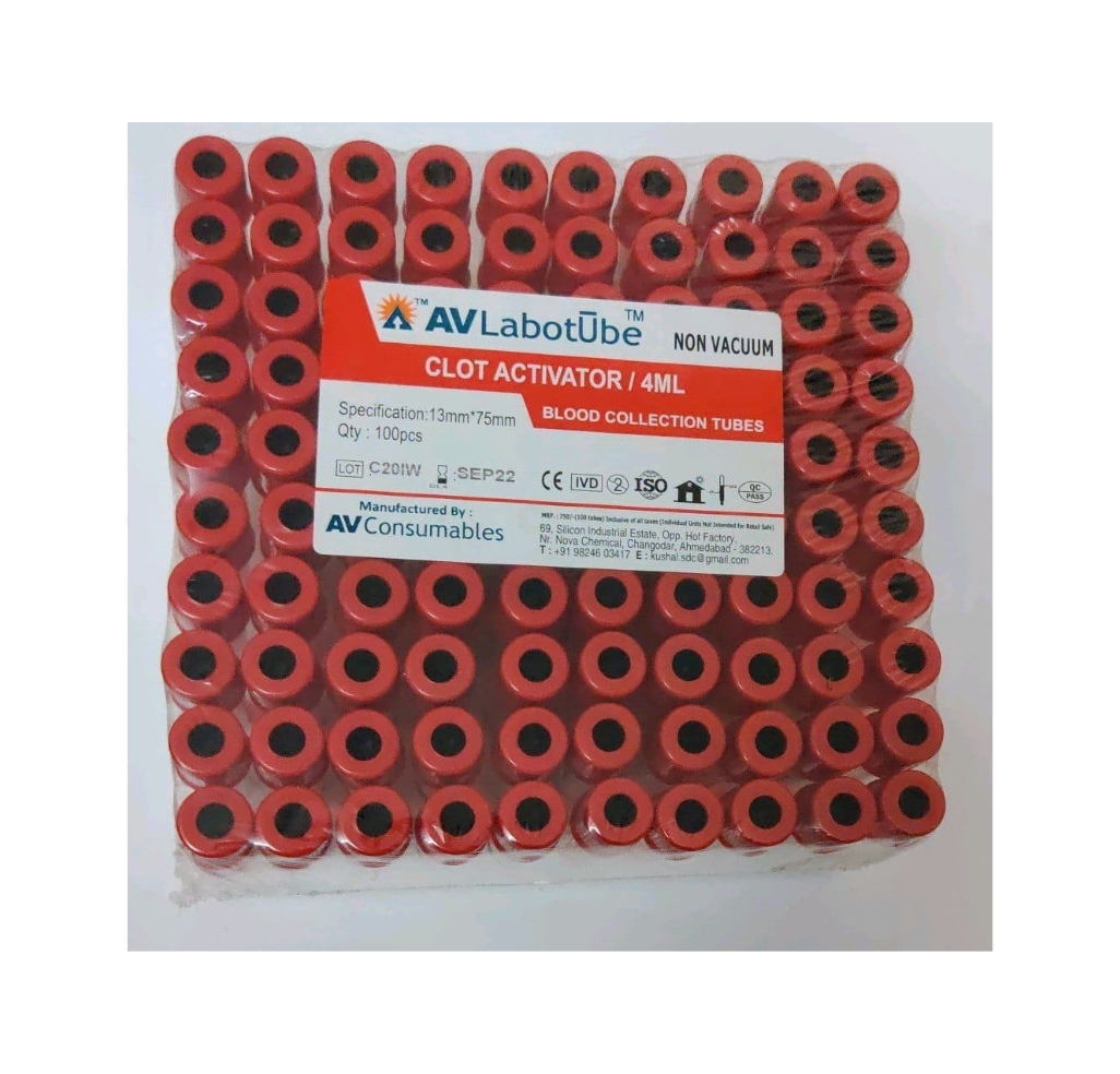 Clot Activator Blood Collection Tubes