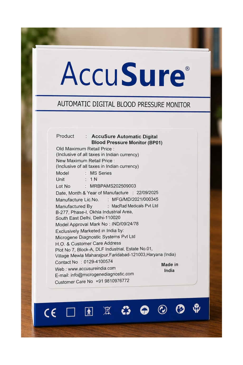 AccuSure Autometic Digital Blood Pressure Monitor - Image 5