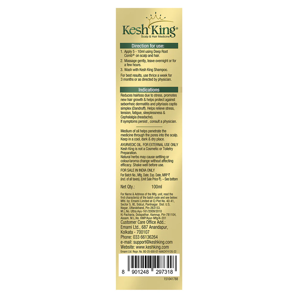 Kesh King Gold Ayurvedic Oil - Image 3