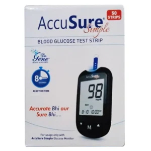 AccuSure Simple Blood Glucose Test Strips